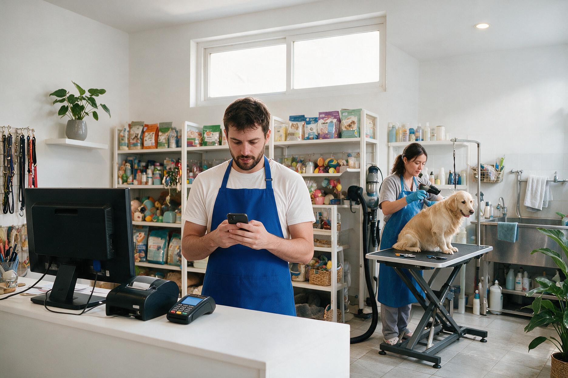 Fim da Papelada na operação: como os apps do Groomer e Taxi Dog Fourpet organizam sua equipe "de campo"