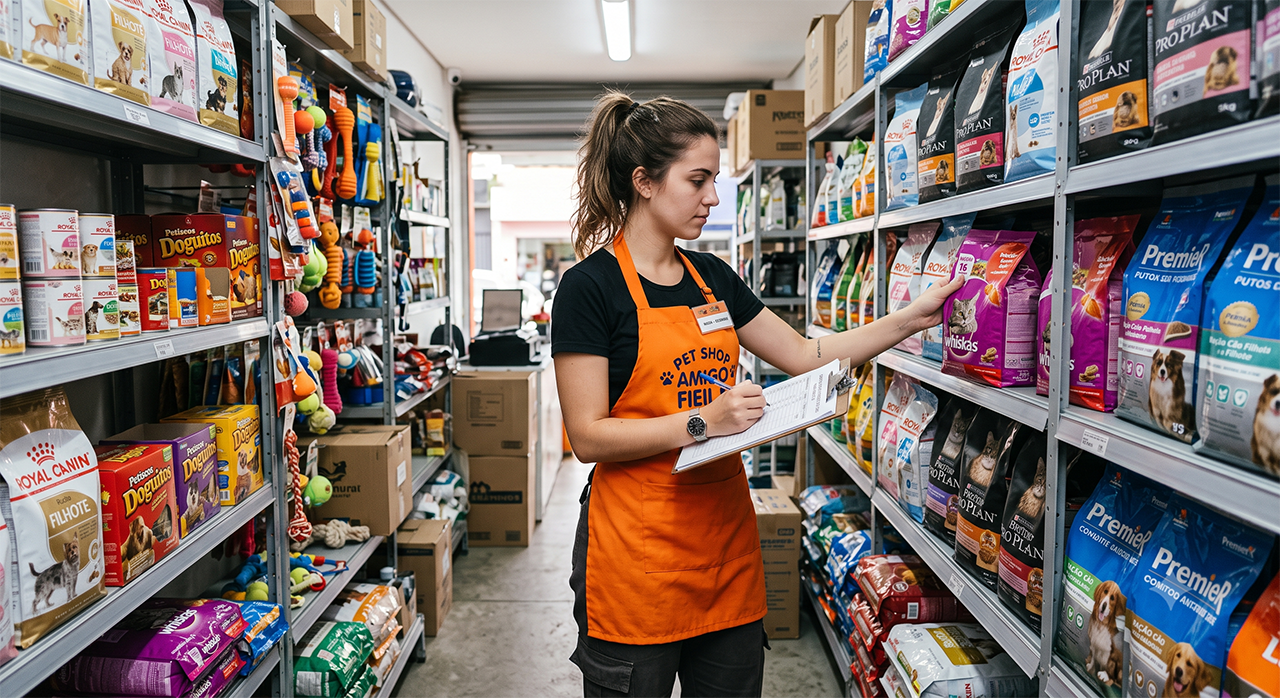 Controle de Estoque Inteligente: os 5 produtos que nunca podem faltar no seu Pet Shop